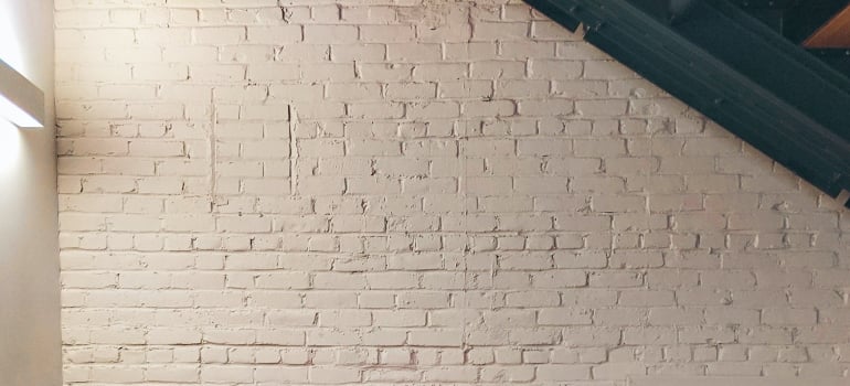 Brick walls seem sturdy, but they are easily damaged