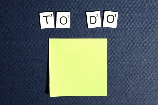 A to-do list will help you organize your whole relocation!