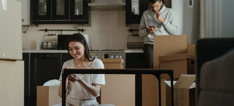 Unpacking is as important as packing when moving