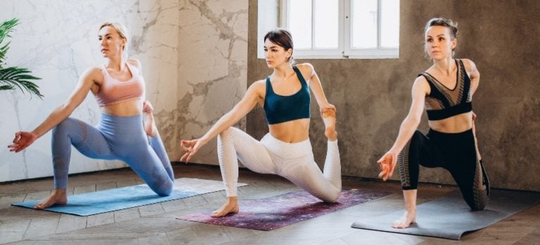 A very popular indoor activity in LA for the summer months is yoga class