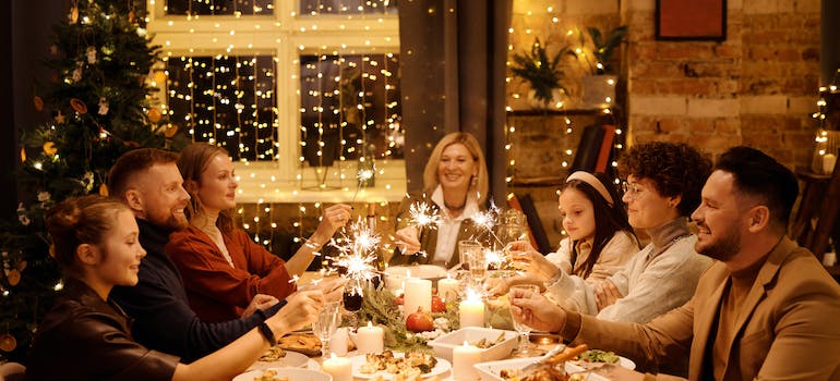 The term “housewarming” comes from the actual act of warming a home.