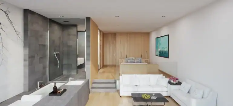 A condo represents a small space at a reasonable price and is an ideal option for students or business people.