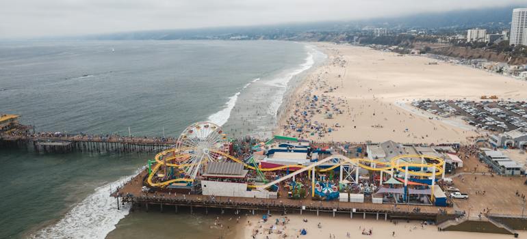 Santa Monica Pier is a great place to visit, especially with kids