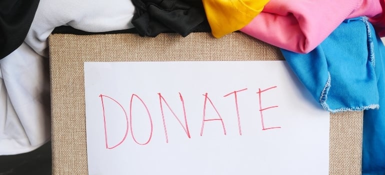 Reduce the number of relocation boxes by donating unnecessary items during the holidays. It is also the best time to give a gift