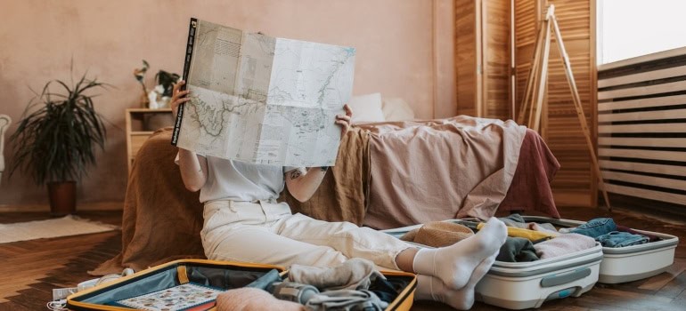 Leave your necessities out until the last moment.