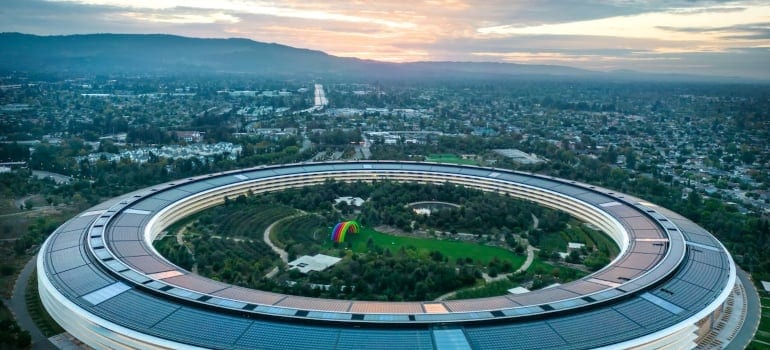 Silicon Valley is a center of cutting-edge tech industry located south of San Francisco.