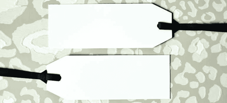 Put simple yet authentic price tags on each of your items