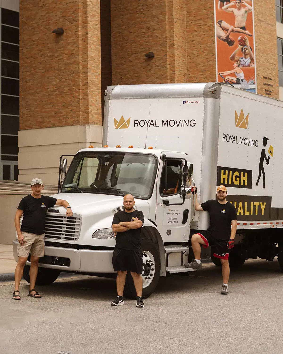 Royal Moving & Storage moving crew in Austin, Texas